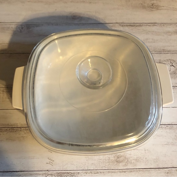 Vintage Corningware Blue Cornflower Design 7” square Casserole Dish with… - Picture 5 of 8